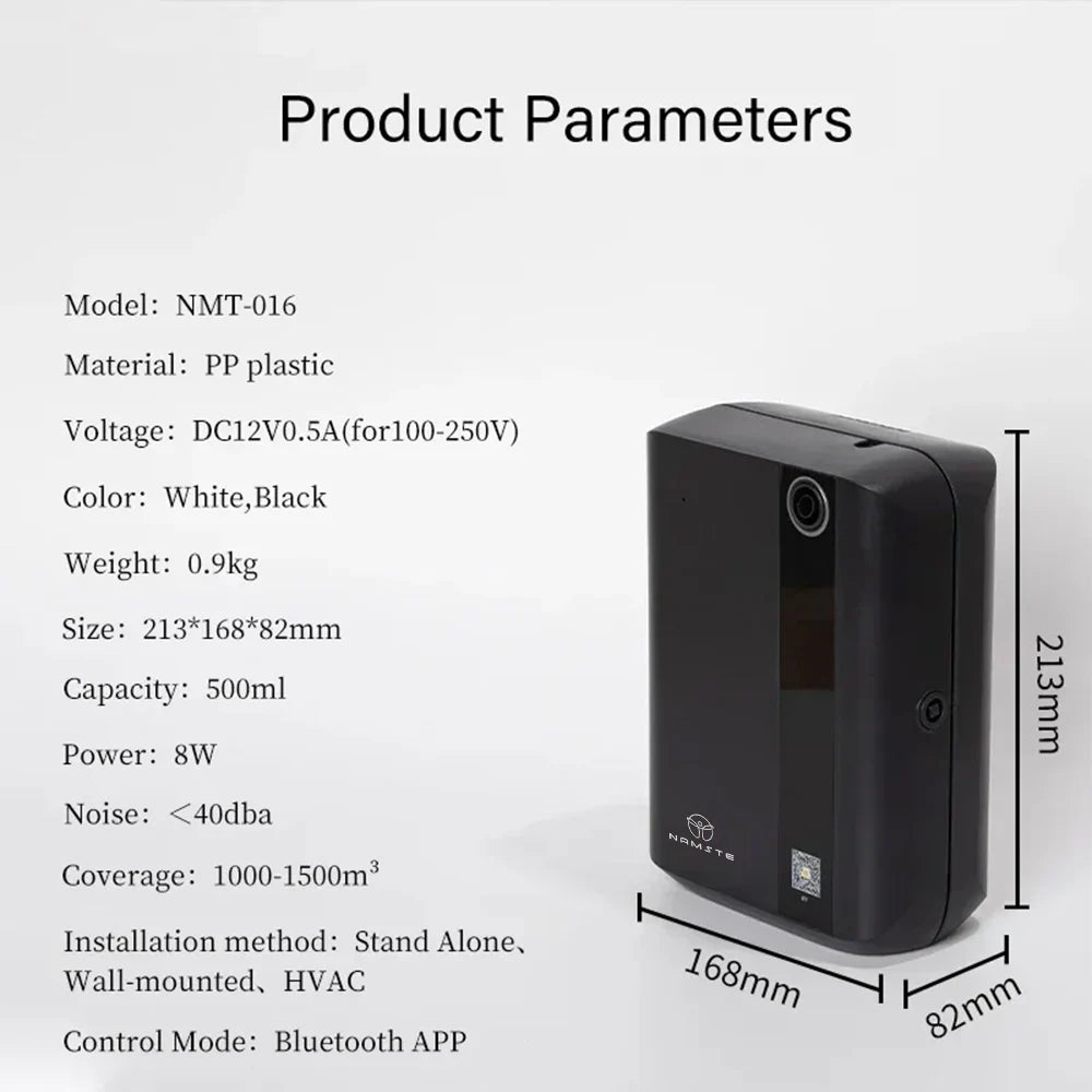 NAMSTE Bluetooth Aroma Diffuser 1500m3 For Home Essential Oils 500ml