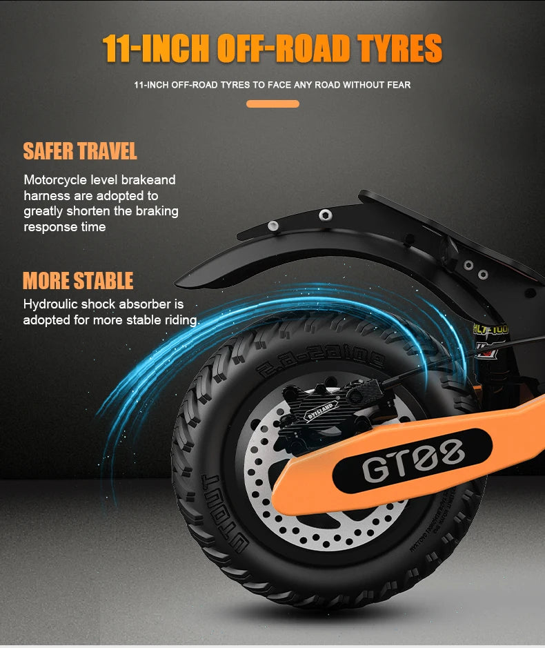 Arwibon GT08 Electric Scooter 5600W With 46 MPH Top Speed