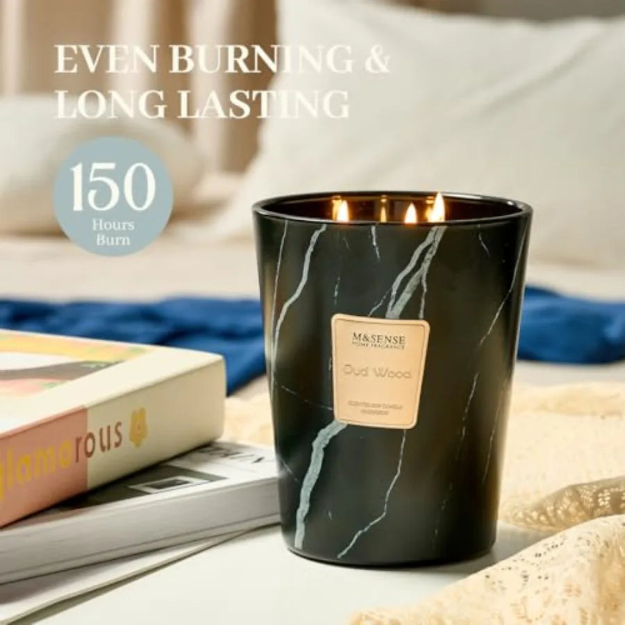 Three-Wick Scented Jar Candle For Home Decoration Everyday Gift Idea