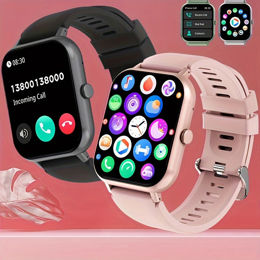 Odelettevcy Smart Watch With Wireless Calling Multi Sport Modes