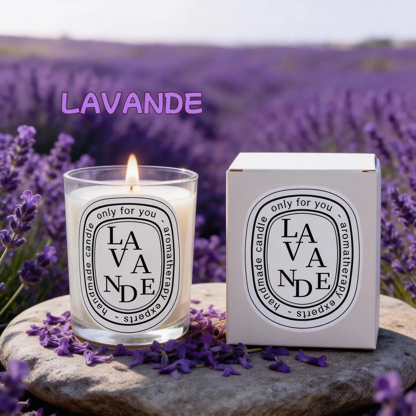 Romantic Transparent Scented Candle Jar For Weddings And Gifts