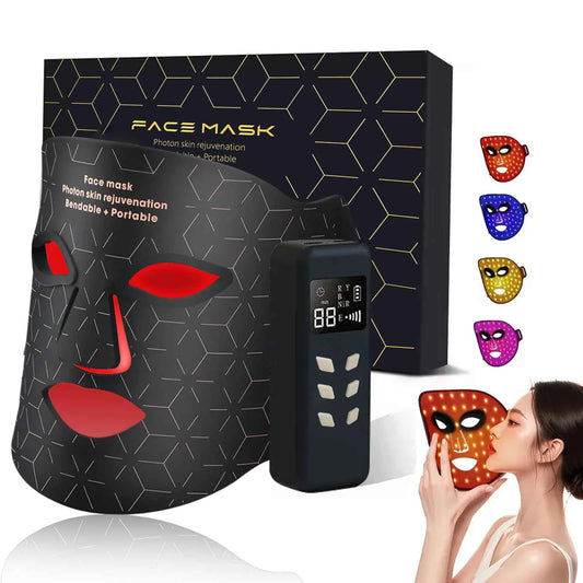 UBilli Red Light 4 Modes Portable LED Face Mask Therapy