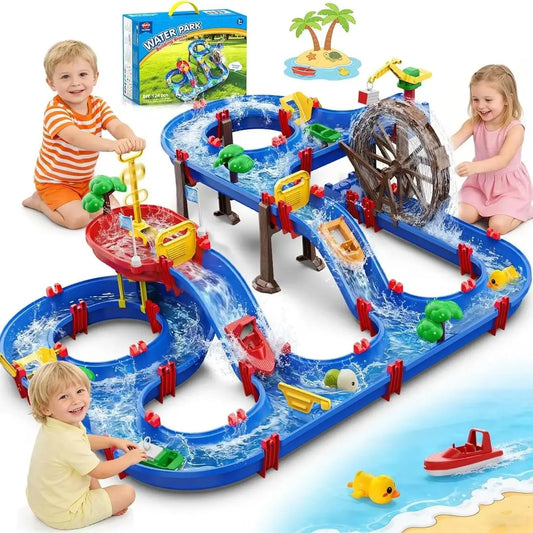 VATOS Summer Outdoor Water Wheel Toy Water Table Backyard