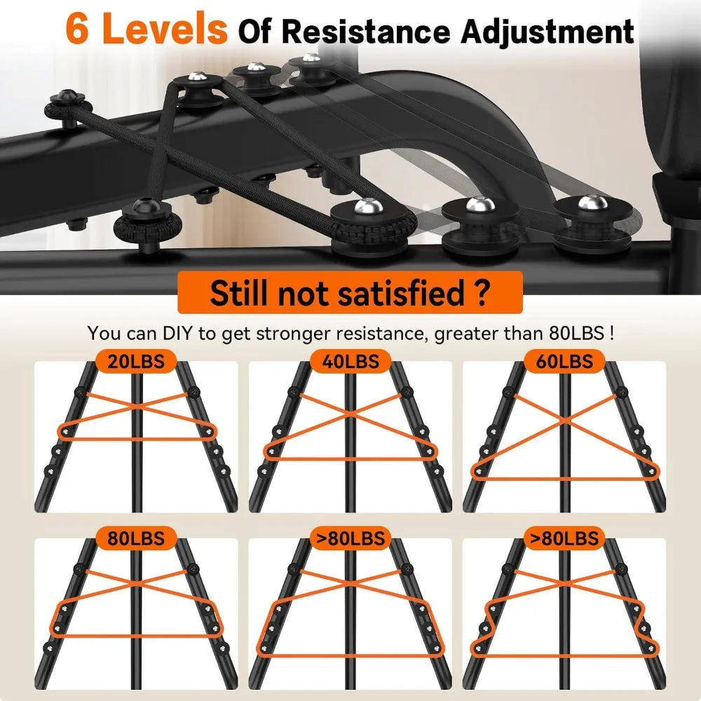 Ergolife Fitness Hip Abduction Machine With 6 Resistance Levels For Home Gym