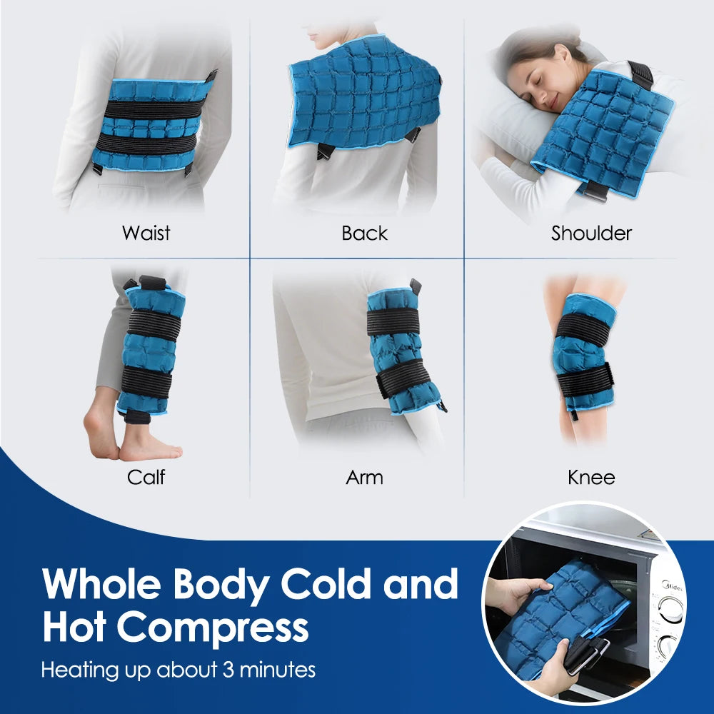 Hailicare Large Ice Pack For Muscle Relief Reusable Gel Pack