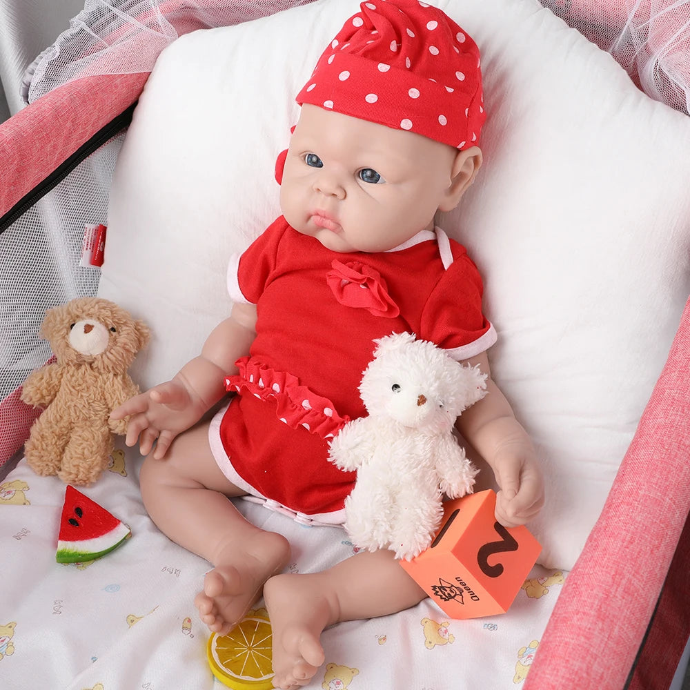 IVITA Silicone Reborn Doll Realistic Lifelike Handmade Collector Gift Doll