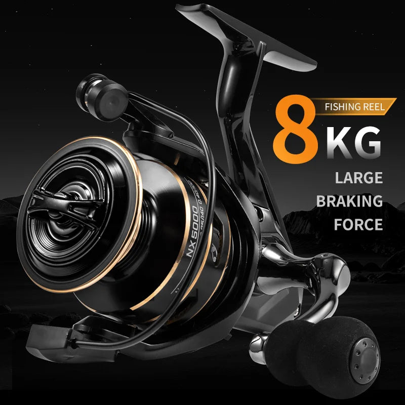 J-Barzillai High Speed Fishing Reel Metal Spool 10kg Max Drag