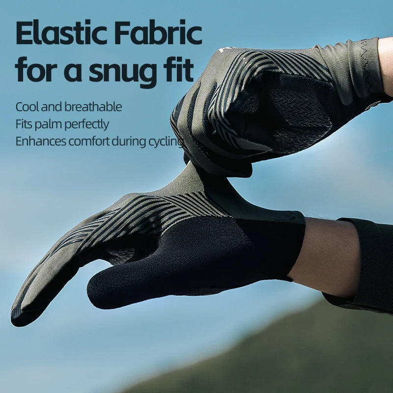 ROCKBROS Breathable Cycling Gloves for MTB Road Bike Touch Screen