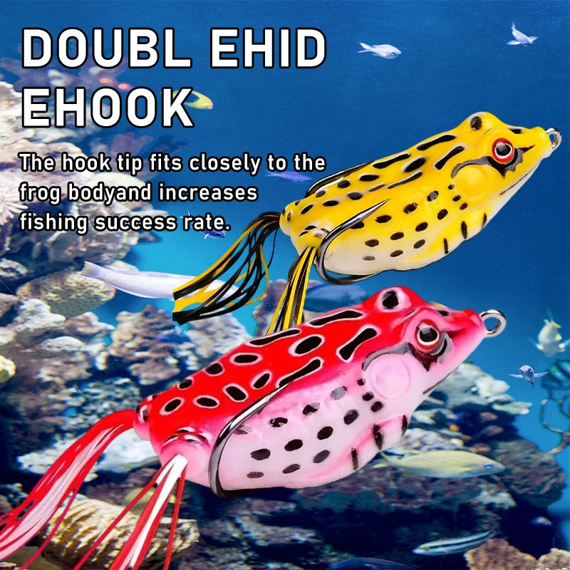 Frog Shape Soft Lure 10pcs Swimbait Set With Hooks