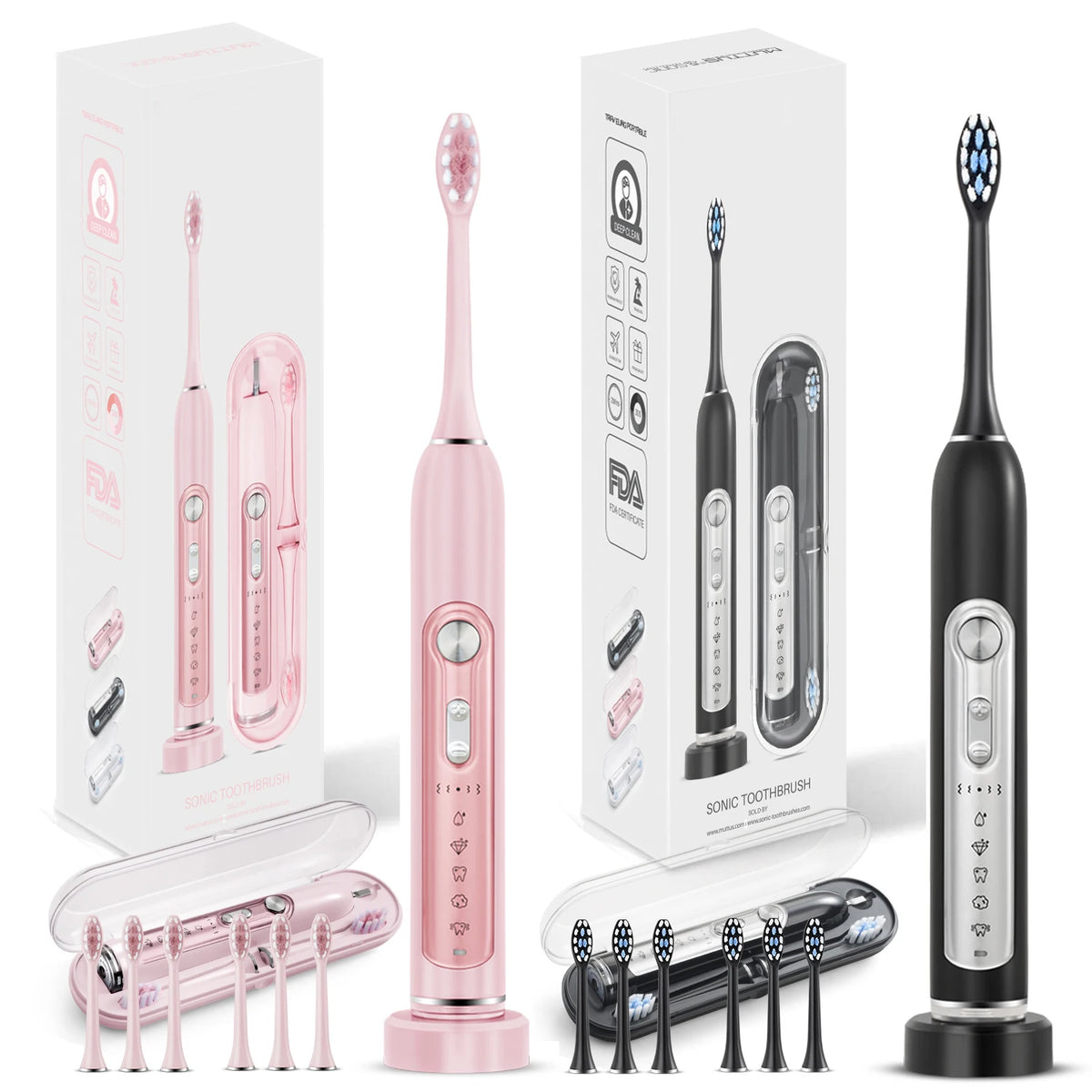 Subort S7 Super Sonic Electric Toothbrush With Smart Timer