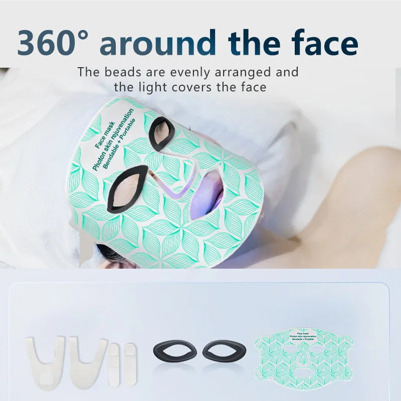 UBilli LED Face Mask Near Infrared Therapy Anti Aging