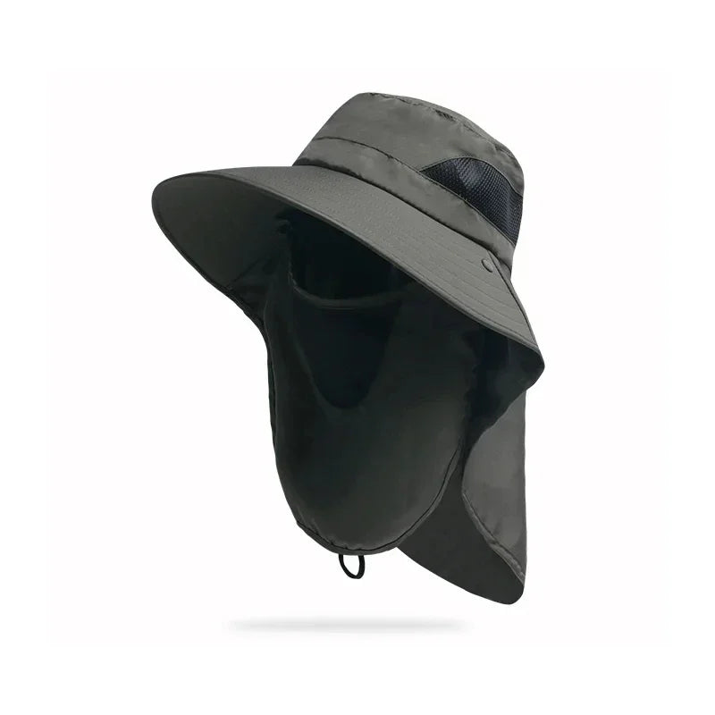 Outdoor Sun Hat For Men Wide Brim UV Protection Cap