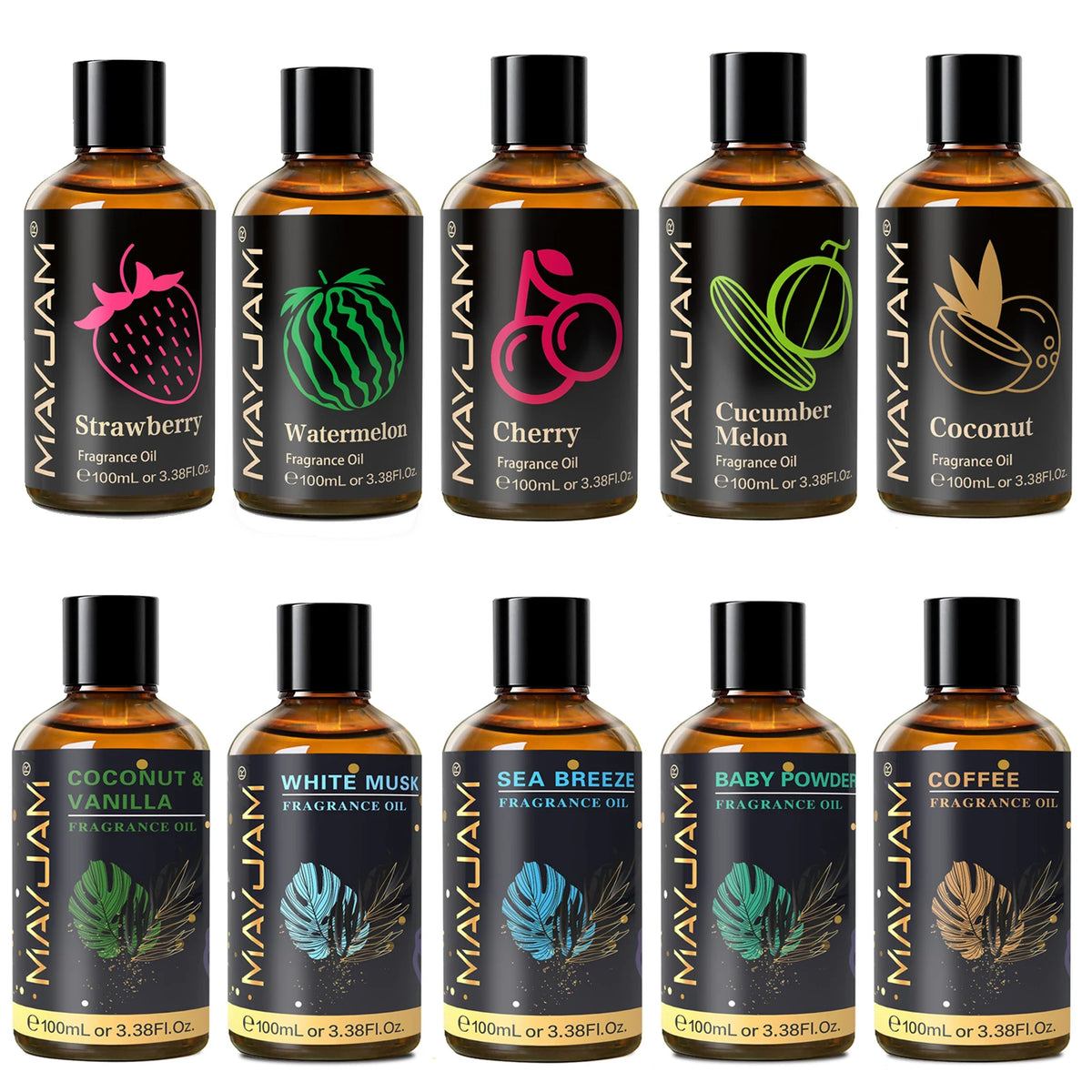 MAYJAM Fragrance Oil For Diffusers, Humidifiers, Candles And Soaps