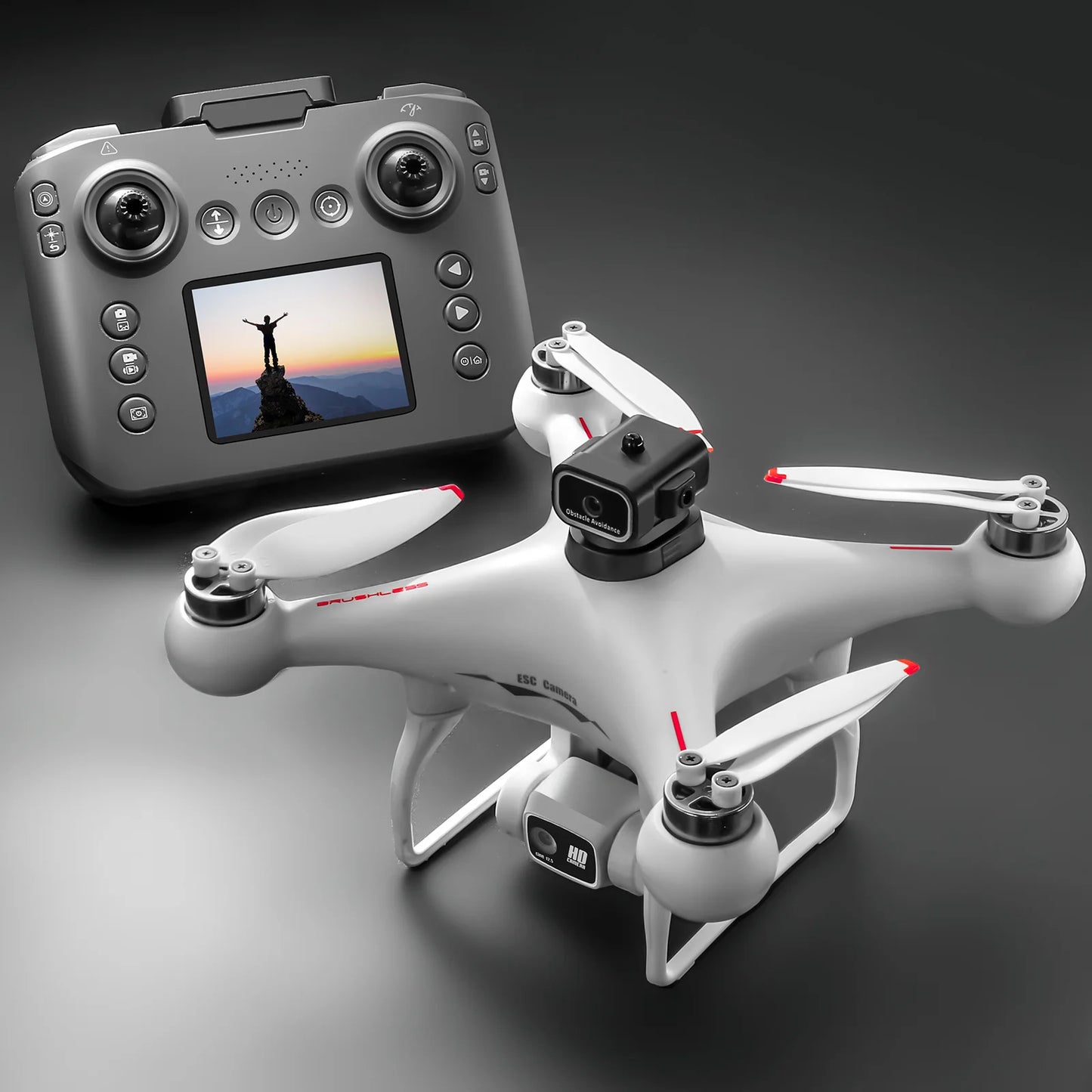 ZNLYRION Drone Remote 360 Obstacle Avoidance 4K Dual Camera