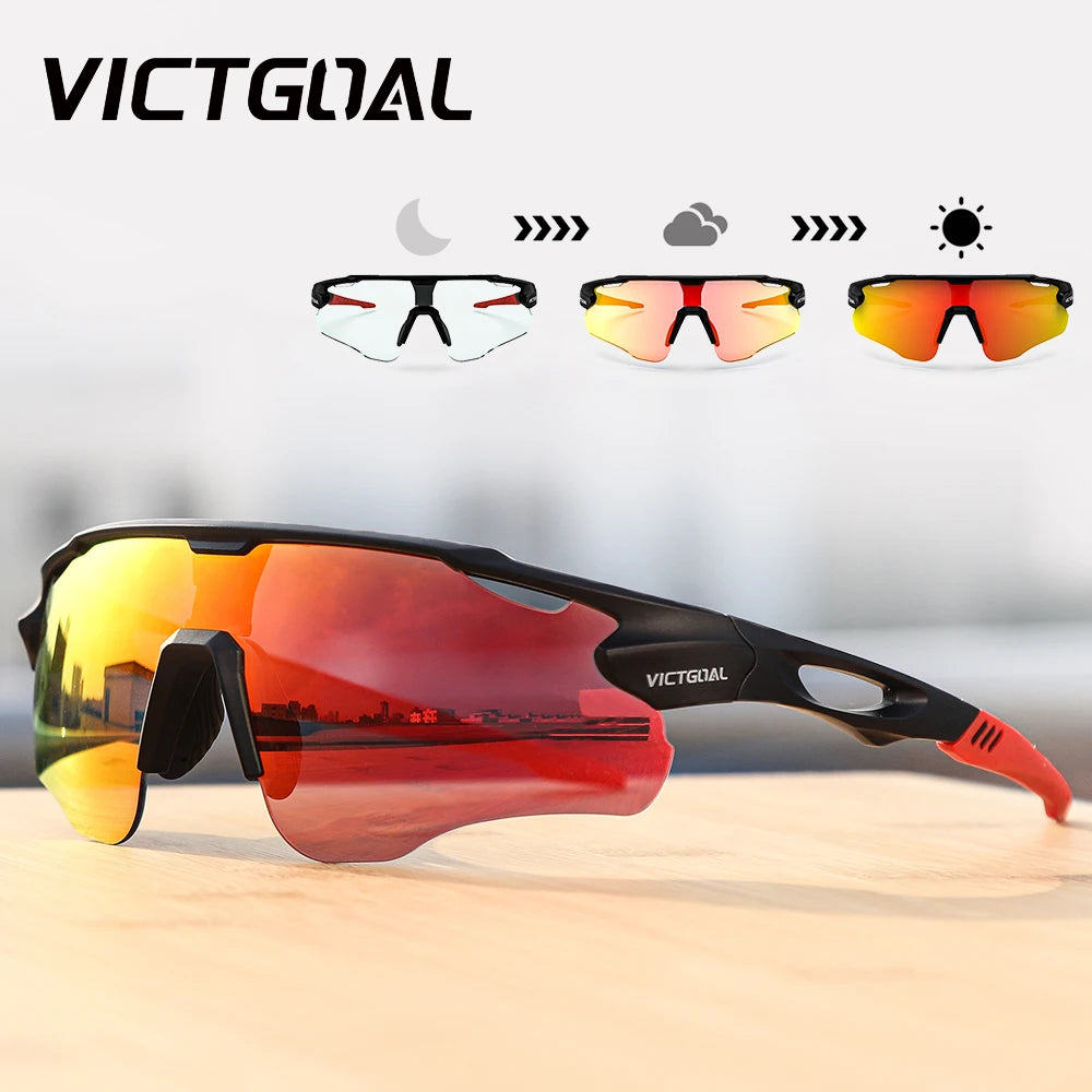 Victgoal Photochromic Cycling Sunglasses With Uv400 Protection