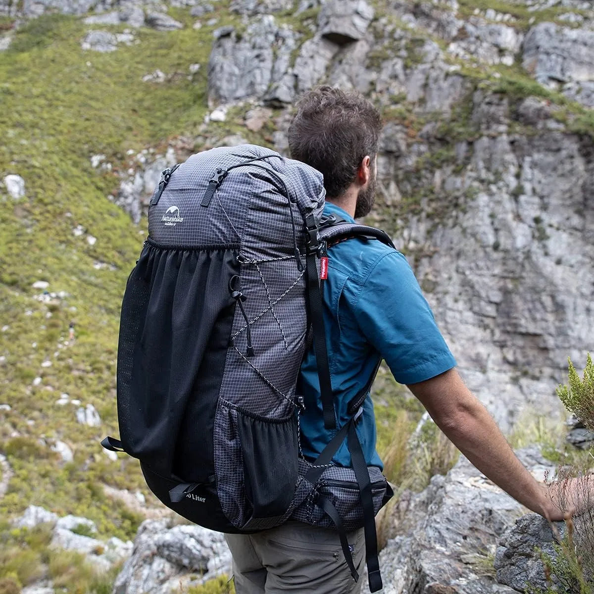 Naturehike Outdoor Mountain Backpack Waterproof With Rain Cover High Capacity