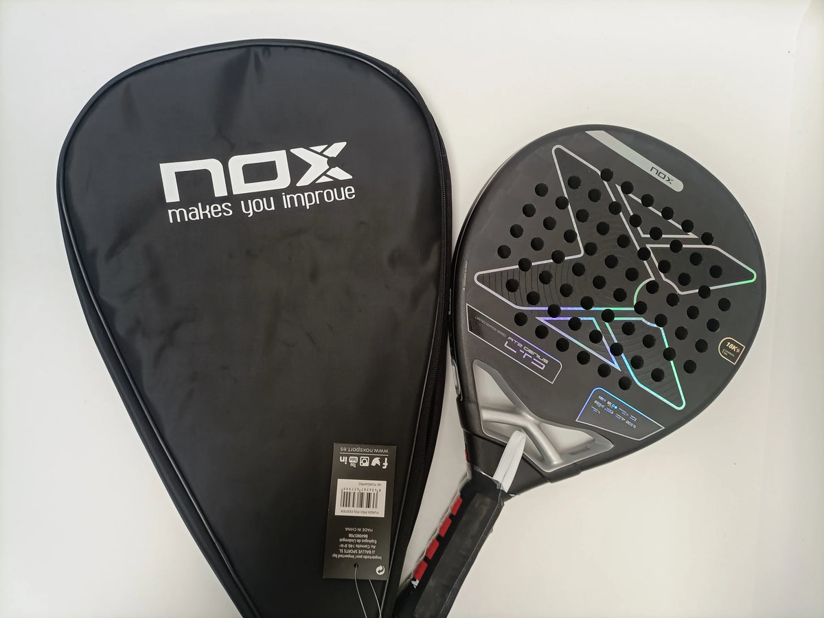 NOX Professional Padel Racket With Carbon Fiber And 3D Spin