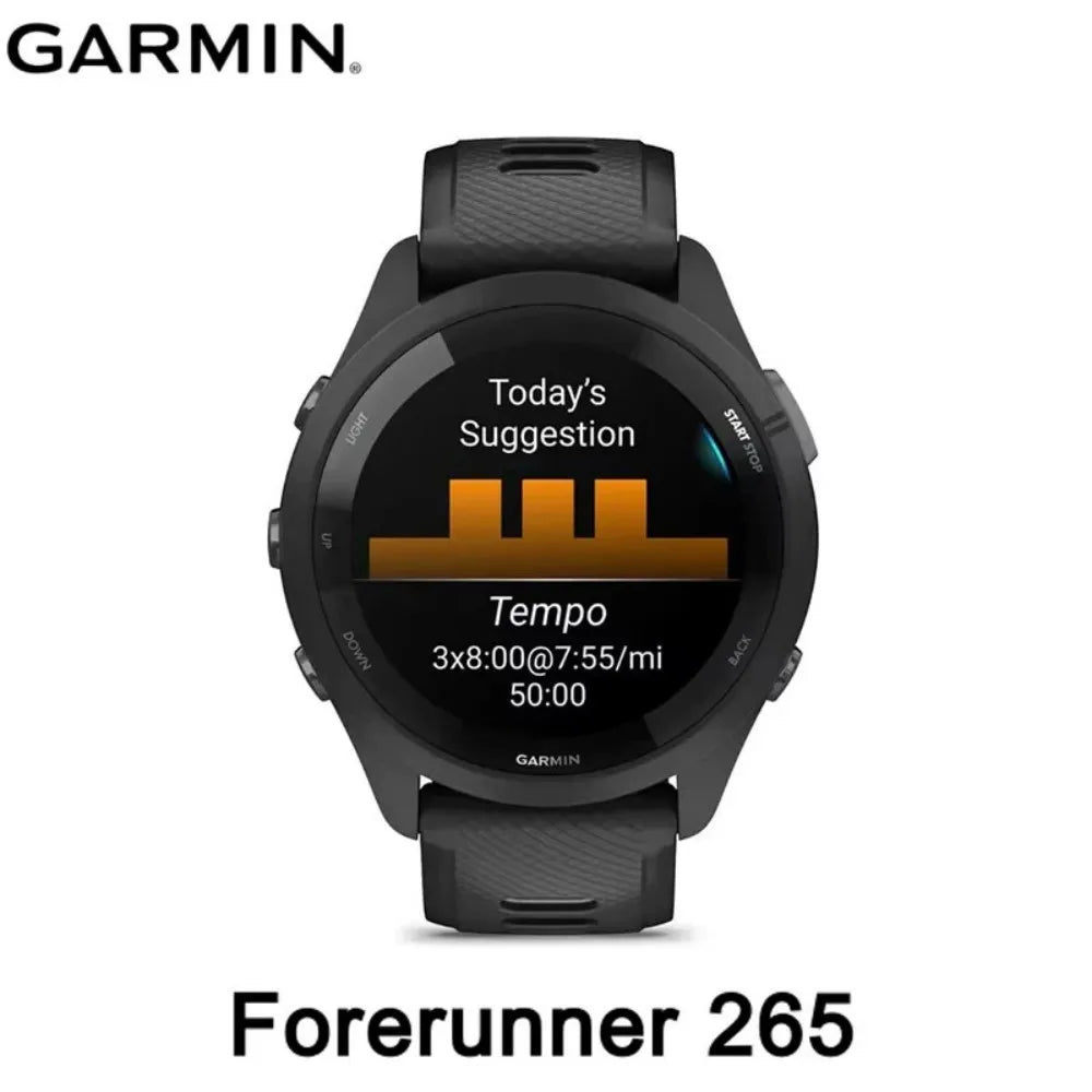 Garmin Forerunner 265 GPS Running Smartwatch With Multi Band Heart Rate