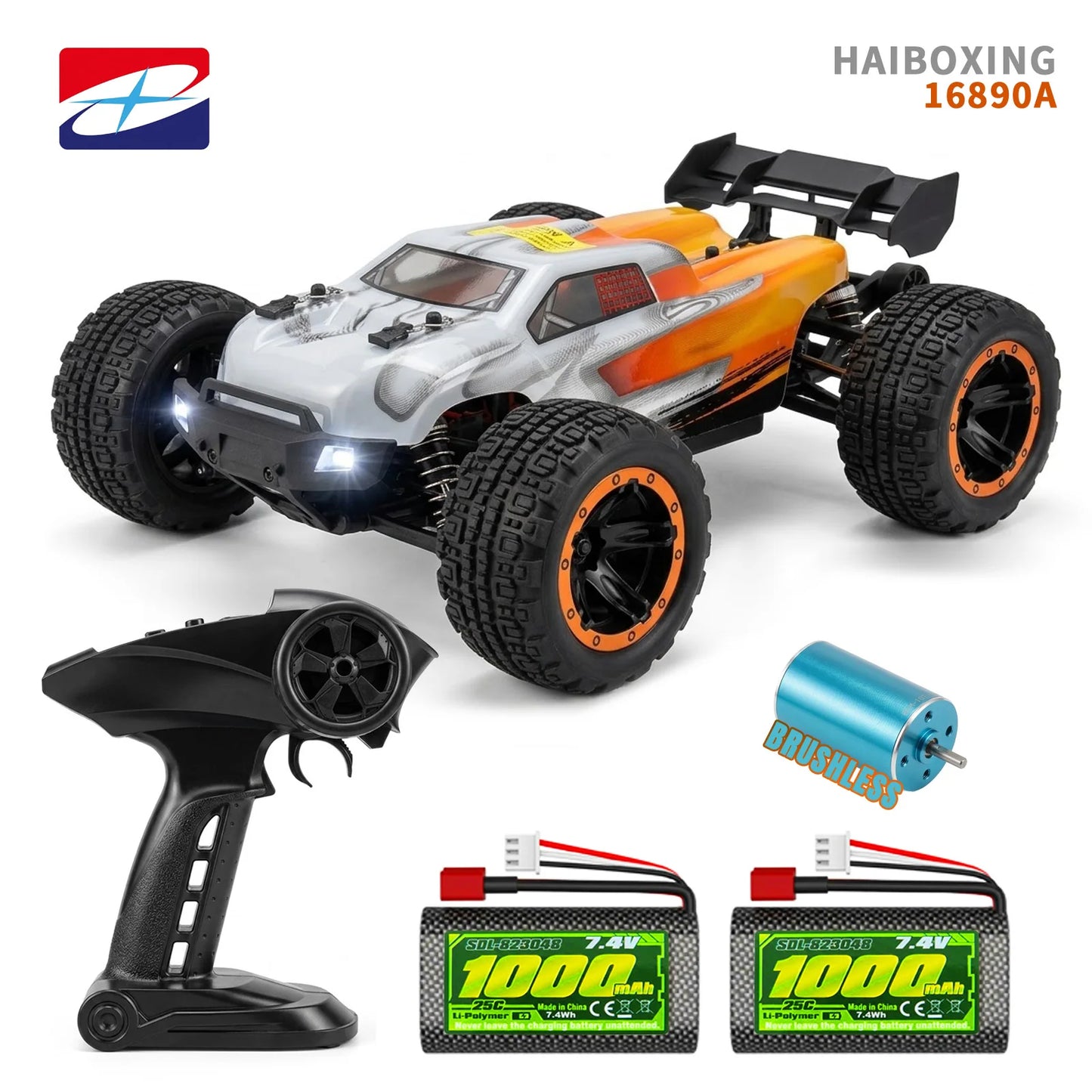 HAIBOXING 16890A Brushless 4WD Off Road RC Truck Top Speed 48kmh