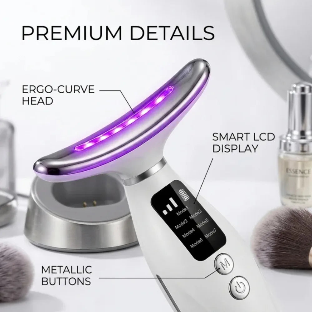 Hailicare LED Photon Therapy Facial Lifting Massager
