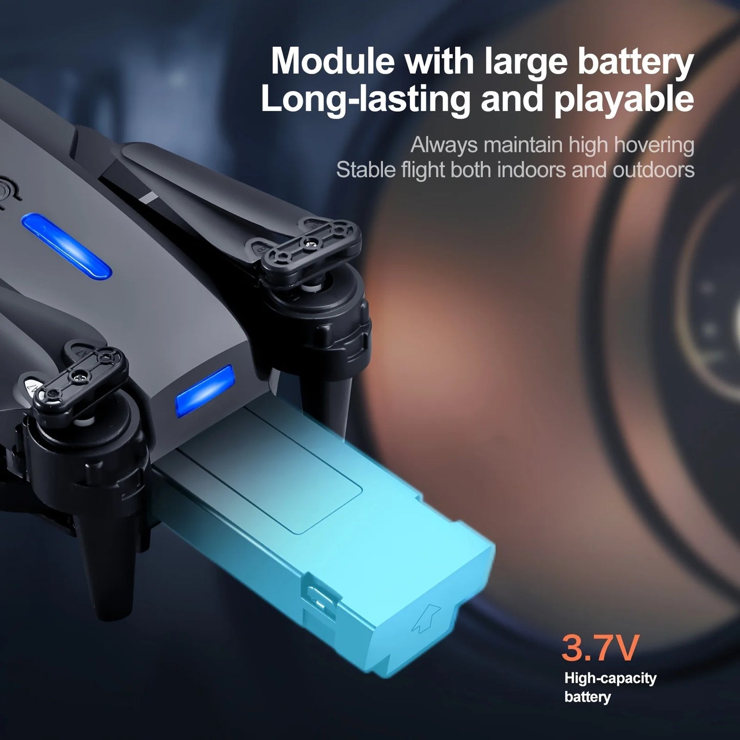 E88 Pro Max Drone Dual 8K Cameras Foldable Design Compact