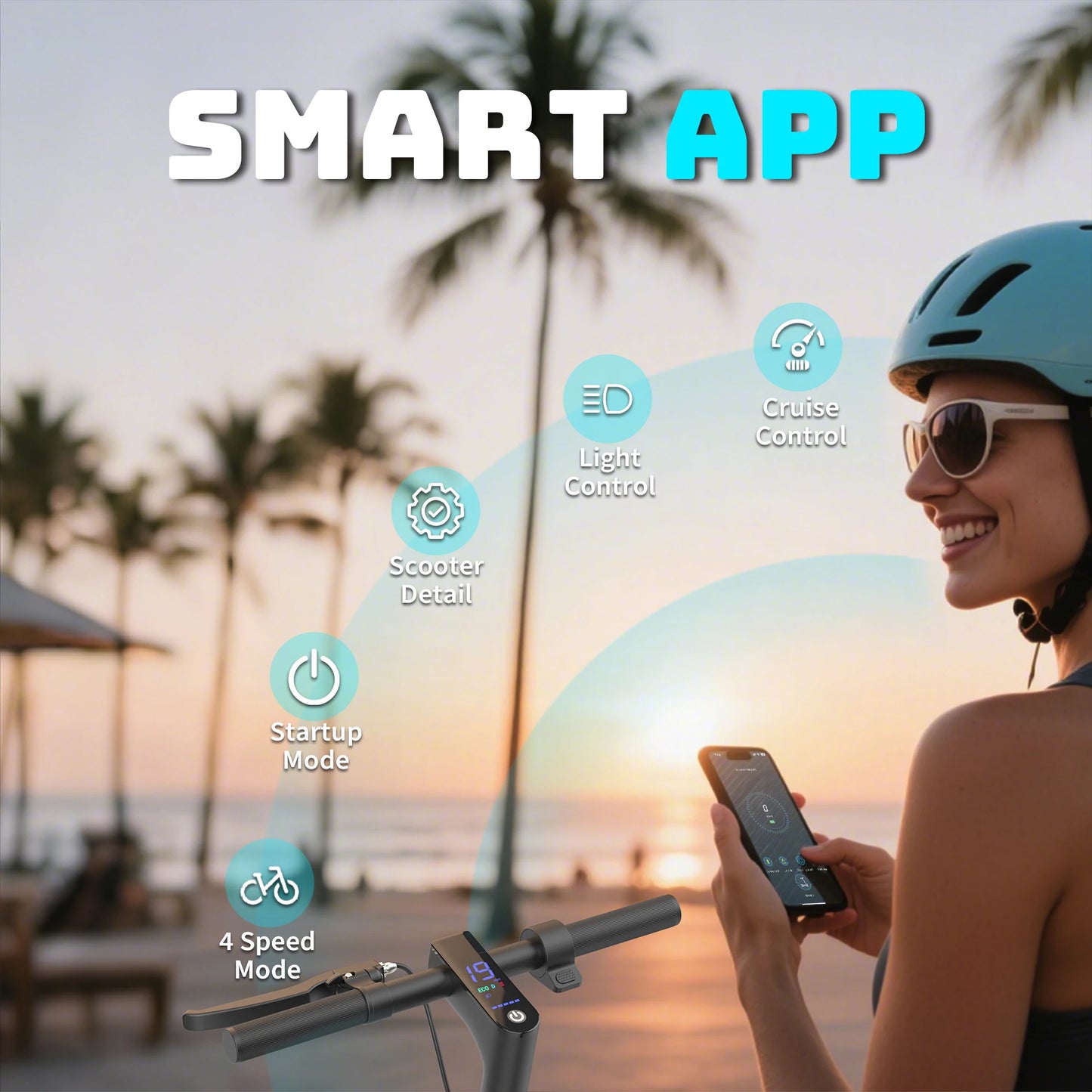 Aovopro Foldable Electric Scooter With Seat And Basket For Adults