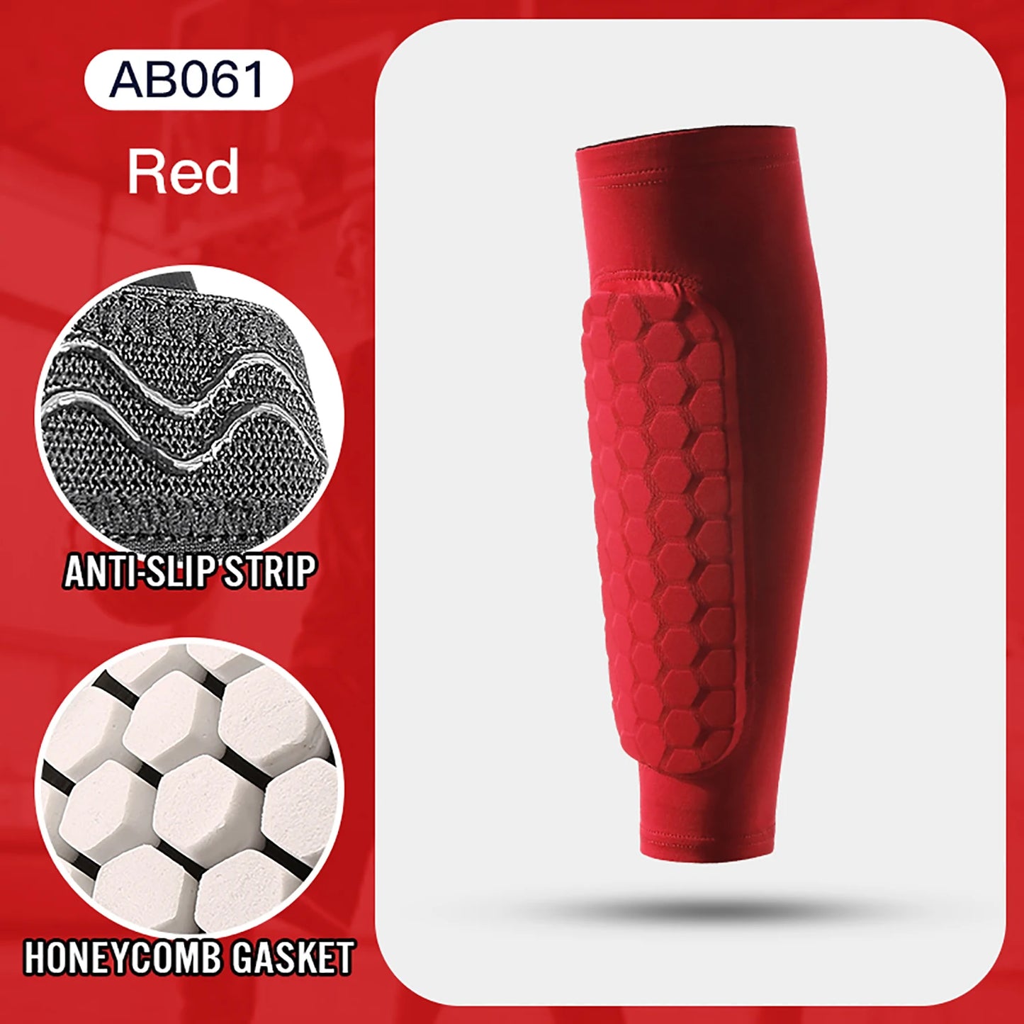 Football Shin Guard Socks Sleeve With Foam Calf Compression Pads