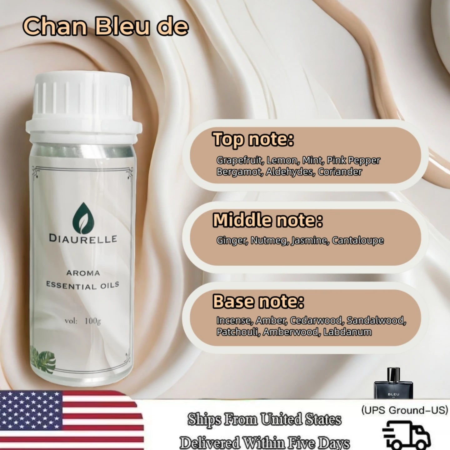 Essential Oil Santal 33 Fragrance For Aroma Diffuser