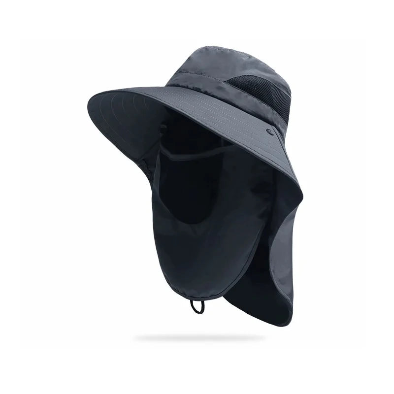 Outdoor Sun Hat For Men Wide Brim UV Protection Cap