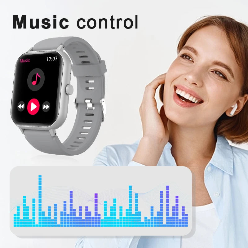 Odelettevcy Smart Watch With Wireless Calling Multi Sport Modes