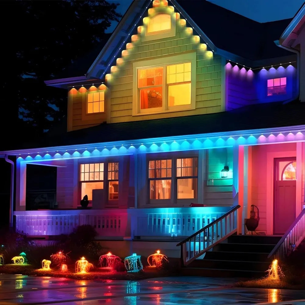 MIMIRGB Smart Permanent Outdoor Eave Lights With App Remote Control