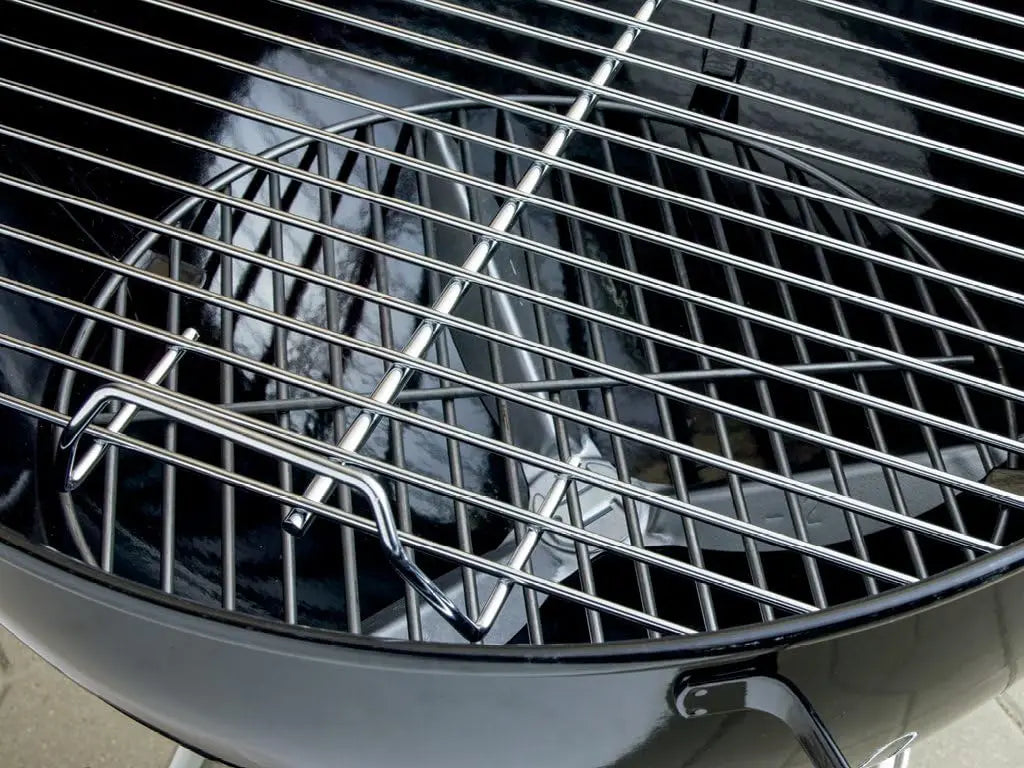 Charcoal Grill With One Touch Cleaning System And Temperature Dampers