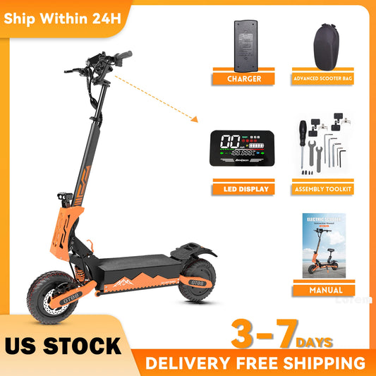 Arwibon GT08 Electric Scooter 5600W With 46 MPH Top Speed