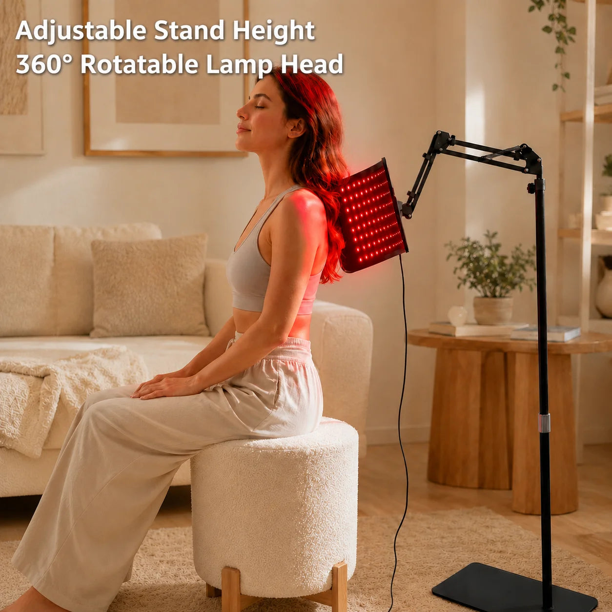 Near Infrared 660nm 850nm Red Light Therapy Lamp Face Body