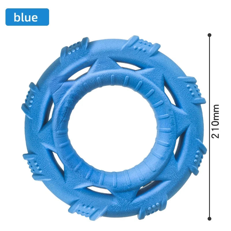 Floating Dog Frisbee Tug Toy 3 In 1 Bite Resistant
