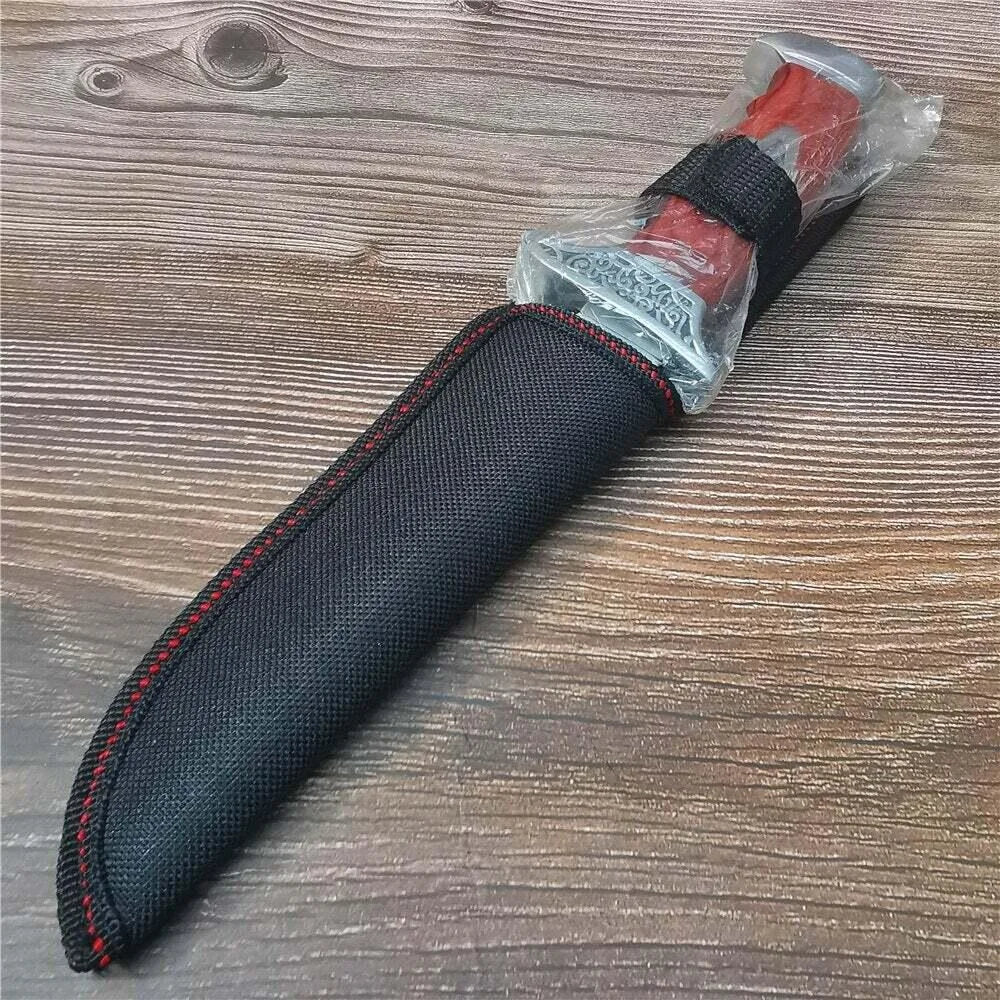 Outdoor Camping Survival Knife 7Cr13Mov Stainless Steel Blade