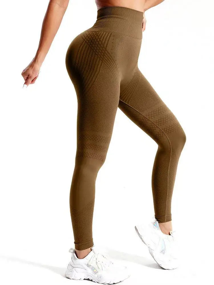 3D Cellulite Leggings High Waisted Butt Lifting Training For Gym