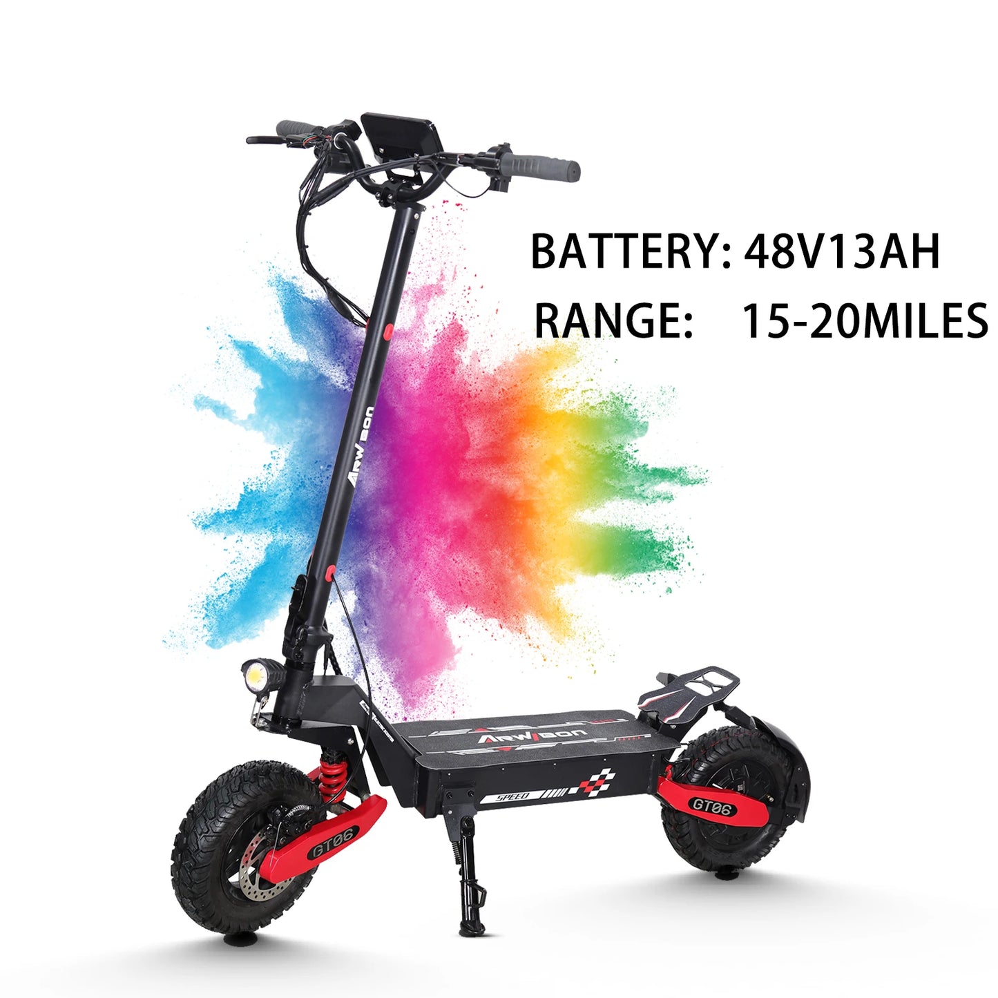 Arwibon GT06 1200W Foldable E Scooter for Adults 25 MPH