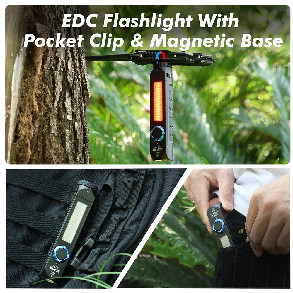 Sofirn IF23 Pro RGB LED Flashlight 5000lm USB C Rechargeable