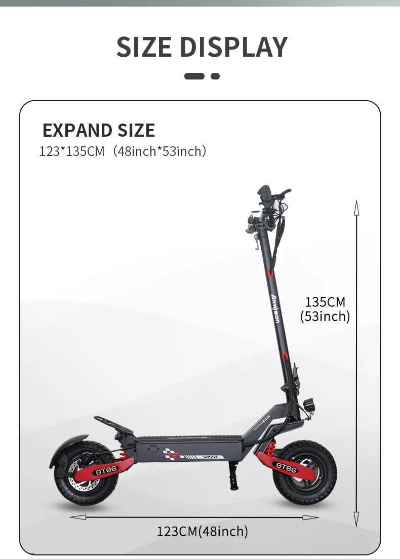 Arwibon GT06 1200W Foldable E Scooter for Adults 25 MPH