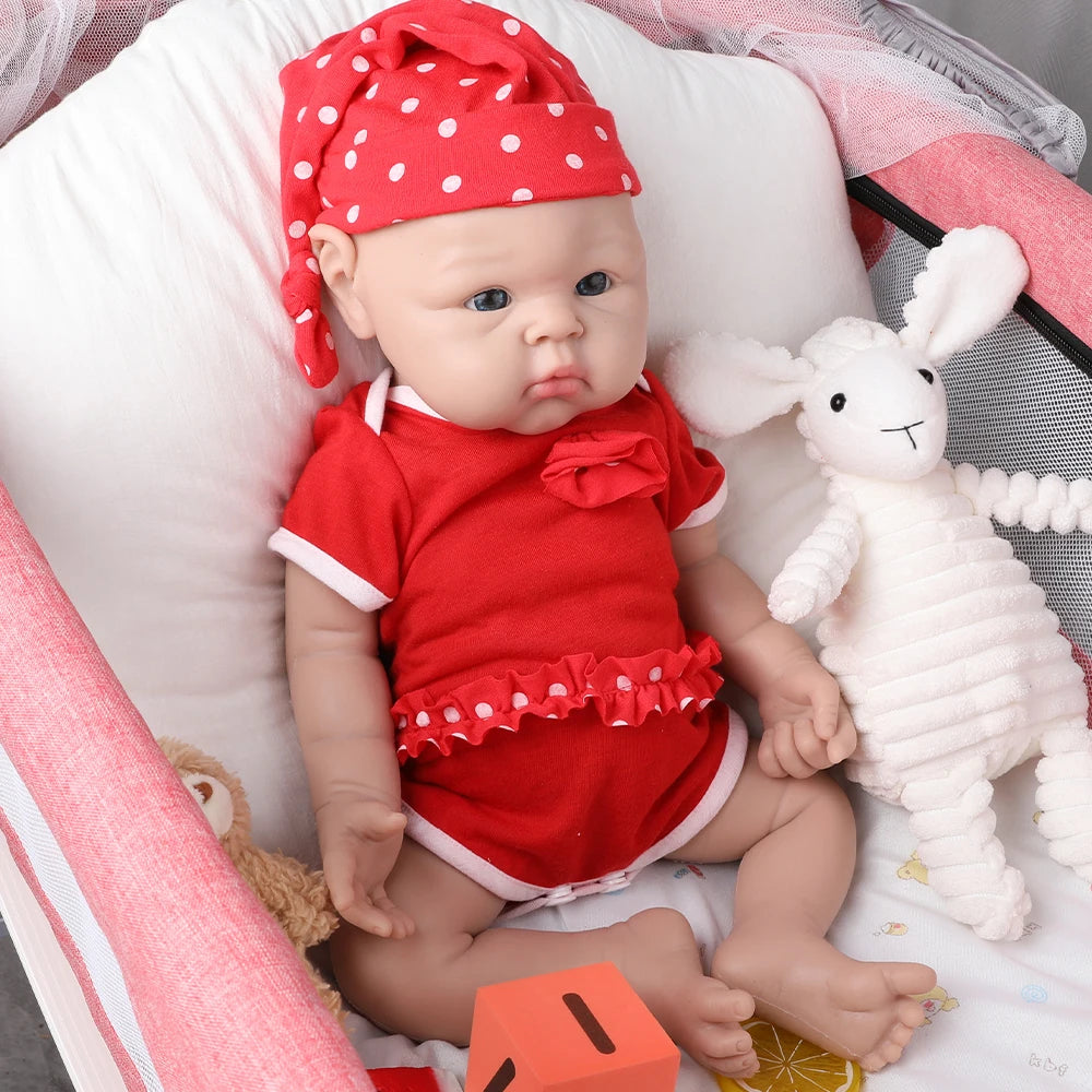 IVITA Silicone Reborn Doll Realistic Lifelike Handmade Collector Gift Doll