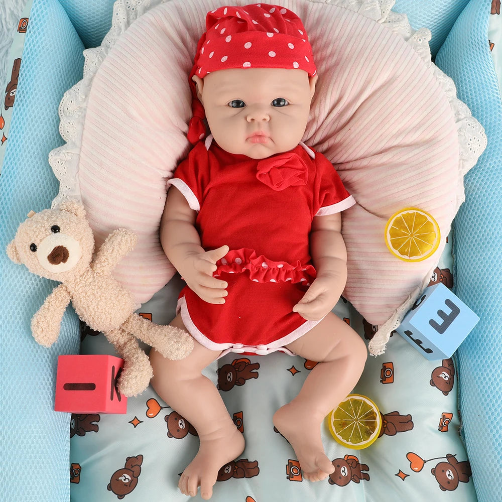 IVITA Silicone Reborn Doll Realistic Lifelike Handmade Collector Gift Doll