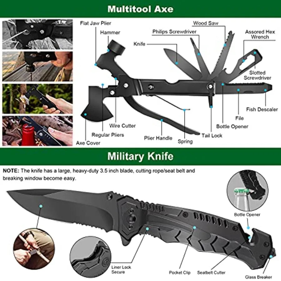 Emergency Survival Kit And First Aid 142 Pcs Gear Molle