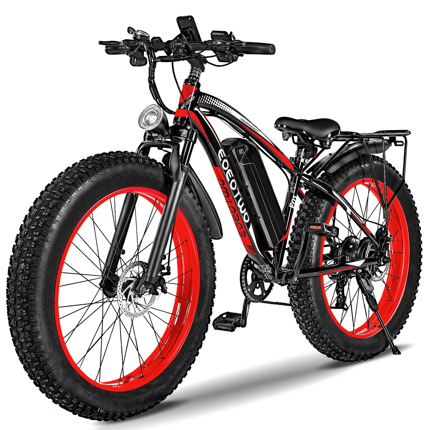EOEOTWO 1500W Fat Tire Electric Bike 34MPH All Terrain Ebike