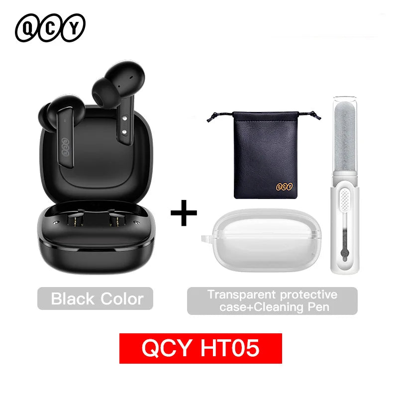 QCY HT05 ANC Wireless Bluetooth Earbuds 40dB Noise Cancelling