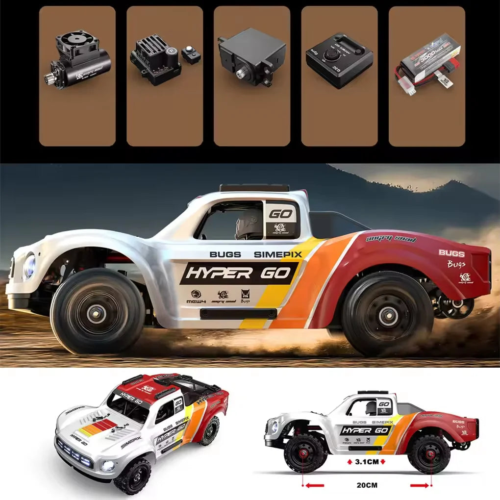 BEYONDSKY 1 14 RC Car Racing 4WD Brushless Motor 47 KMH