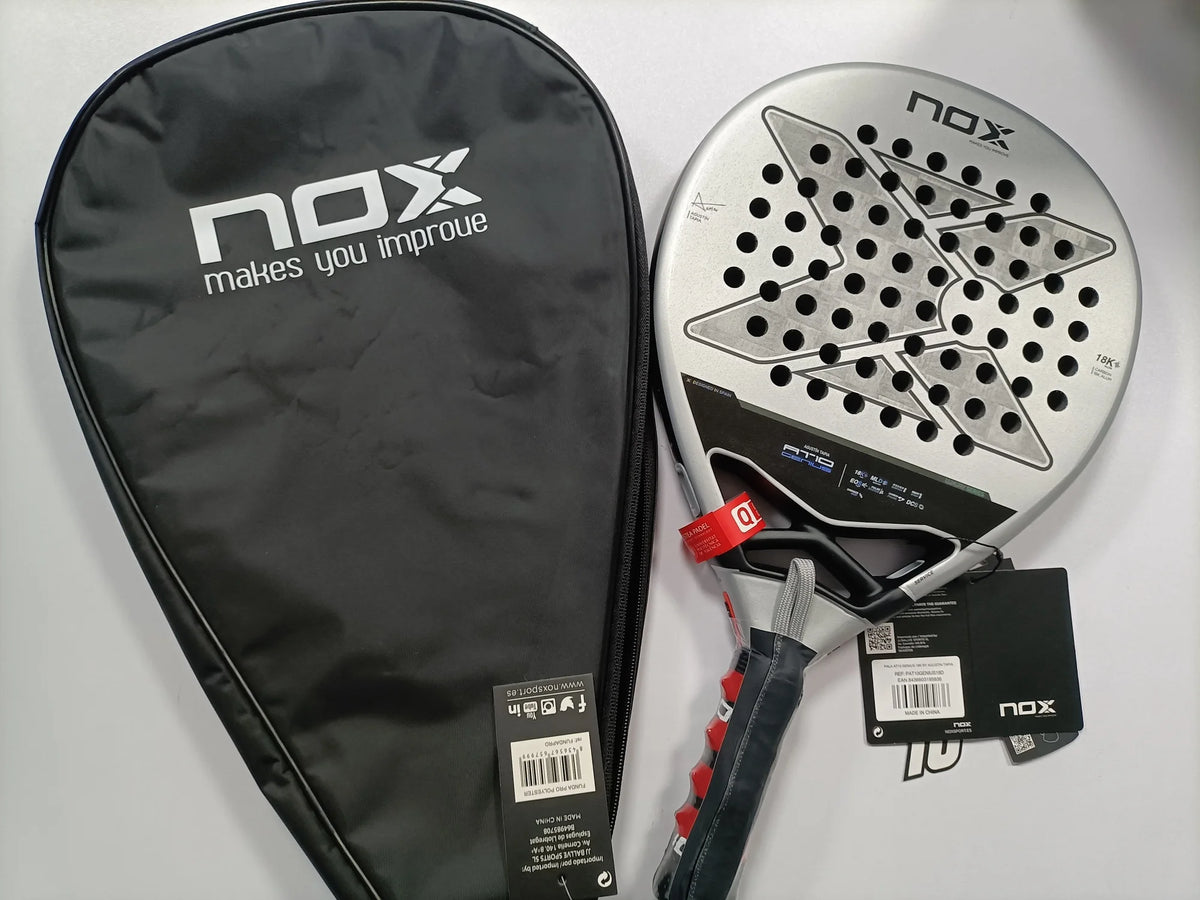 NOX Professional Padel Racket With Carbon Fiber And 3D Spin