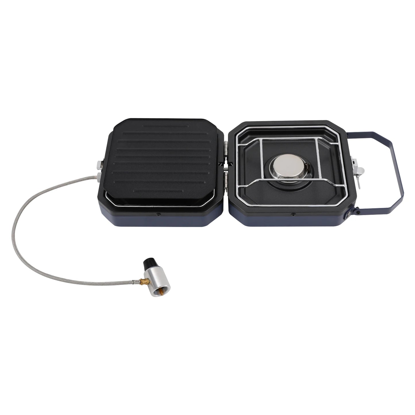 2 Burner Portable Camping Gas Stove Dual 2.3KW Folding Stainless