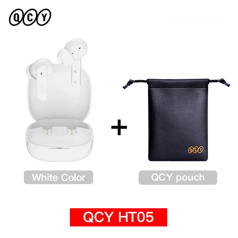 QCY HT05 ANC Wireless Bluetooth Earbuds 40dB Noise Cancelling
