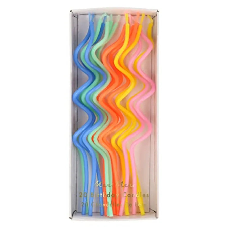 Swirly Cake Candles Pack Of 20 Unscented Candles Long Lasting